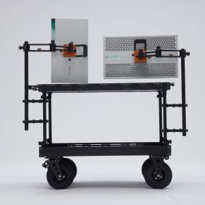 monitorarm an setwagen